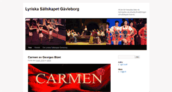 Desktop Screenshot of lyriskasallskapetgavleborg.se